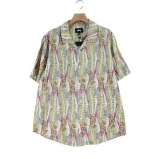 STUSSY ���ƥ塼���� 19SS FISH RAYON SHIRT �ե��å���졼��󥷥�� M ��������