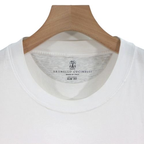 BRUNELLO CUCINELLI ブルネロクチネリ 21SS Tシャツ S ホワイト - ブランド古着買取・販売unstitchオンラインショップ