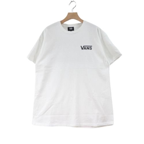 VANS ヴァンズ HANDCRAFTED LOGO TEE Tシャツ M ホワイト - ブランド古着買取・販売unstitchオンラインショップ