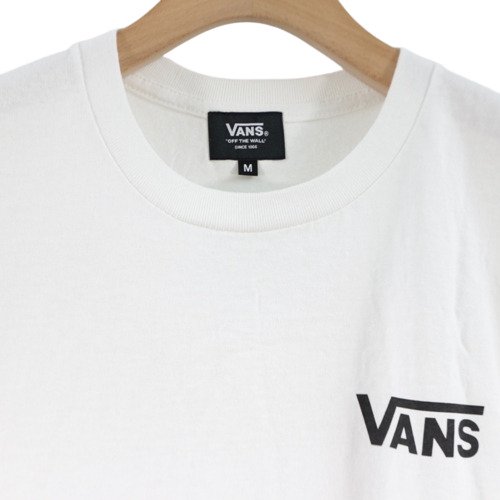 VANS ヴァンズ HANDCRAFTED LOGO TEE Tシャツ M ホワイト - ブランド古着買取・販売unstitchオンラインショップ