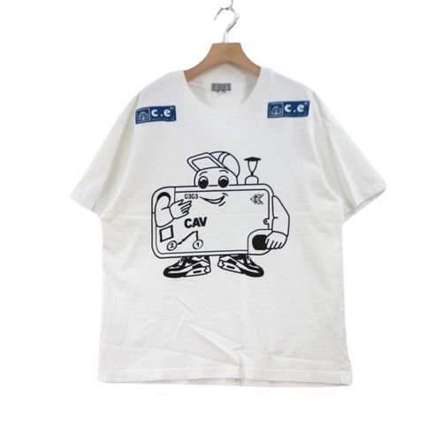 C.E シーイー CAV EMPT PHONE-GUY T Tシャツ M ホワイト - ブランド 