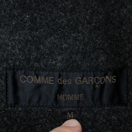 COMME des GARCONS HOMME コム デ ギャルソン AD1999 ウール ジップ ...