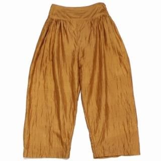 BUNON �֥Υ� Wide Belt Pants ���륯 �磻�ɥ٥�ȥѥ�� M �ޥ�������