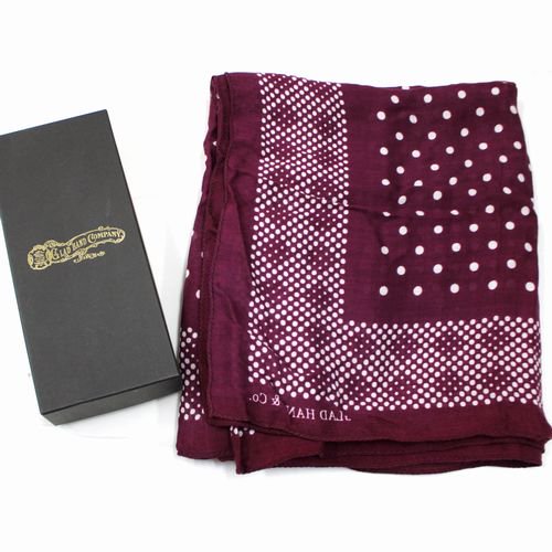 GLAD HAND & Co. グラッドハンド GH BANDANA TOOTAL DOT BGD バンダナ