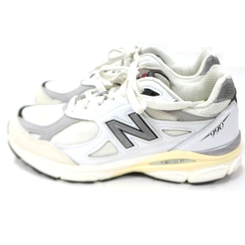 new balance ニューバランス M990AL3 スニーカー US9 27cm ホワイト -  ブランド古着買取・販売unstitchオンラインショップ