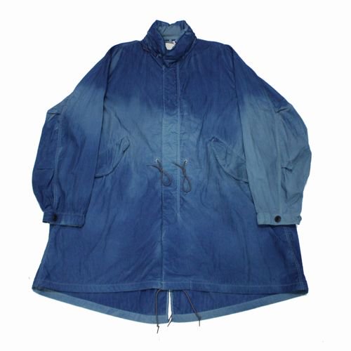 YOKE ヨーク 23SS SPRAY PRINTED NYLON SNOWPARKA コート 3 ブルー -  ブランド古着買取・販売unstitchオンラインショップ