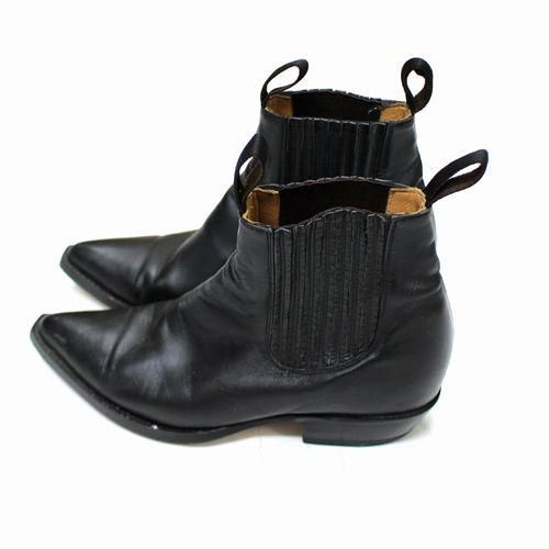 美品】CHAMULA BOTIN VAQUERO サイドゴアブーツ黒27cm