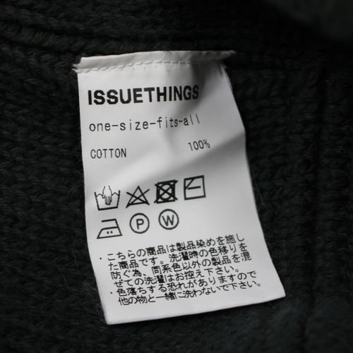 ISSUETHINGS イシューシングス TYPE25 クルーネックニット カーキ ...