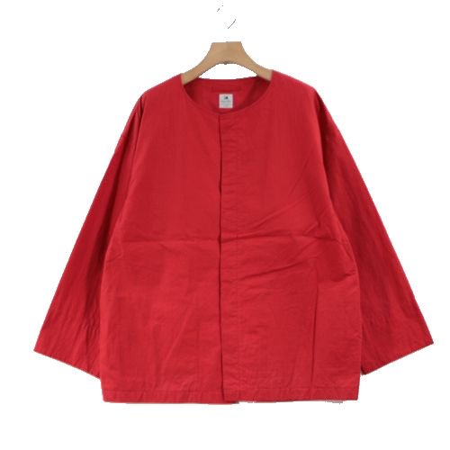 Sasquatchfabrix. サスクワッチファブリックス 14AW BIG SILHOUETTE NO NECK SHIRTS シャツジャケット S  - ブランド古着買取・販売unstitchオンラインショップ