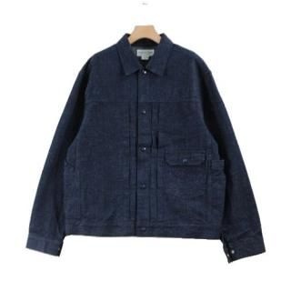 SASSAFRAS �����ե饹 GARDENER JACKET �����ǥʥ��㥱�å� �ǥ˥ॸ�㥱�å� L ����ǥ���