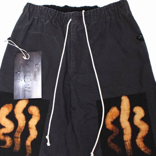 SUNSEA サンシー 22AW BLEACH CUSTOM WORK PANTS パンツ 2 ブラック -  ブランド古着買取・販売unstitchオンラインショップ