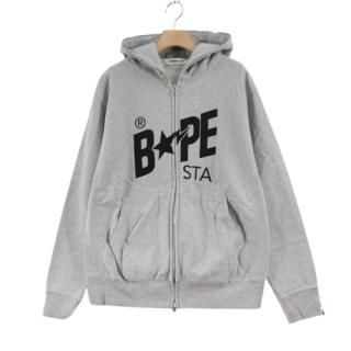 A BATHING APE ���٥����󥰥����� BAPE STA LOGO �ե른�å� �ѡ����� M ���졼