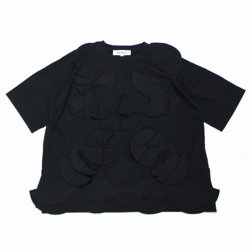 ENFOLD エンフォルド 23AW COLLAGE T-SHIRT コラージュ Tシャツ 38 ブラック -  ブランド古着買取・販売unstitchオンラインショップ