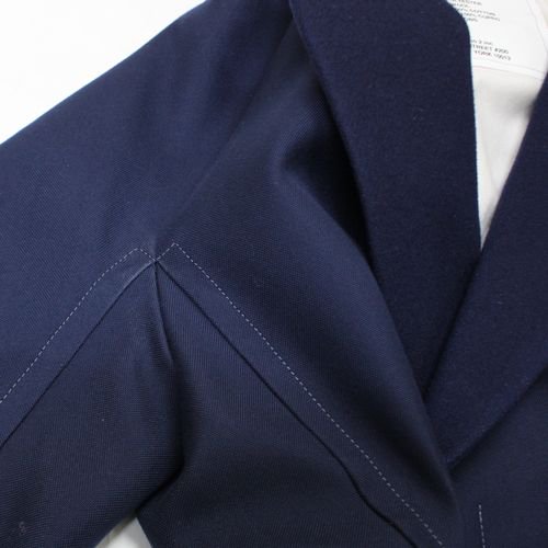 oomaruseisakusho2inc. 大丸製作所 PEAKED COLLAR OVERCOAT ピークドカラー オーバーコート 0 ネイビー -  ブランド古着買取・販売unstitchオンラインショップ