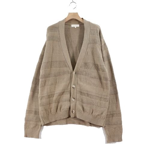 mfpen エムエフペン House Cardigan ハウスカーディガン S ベージュ - ブランド古着買取・販売unstitchオンラインショップ