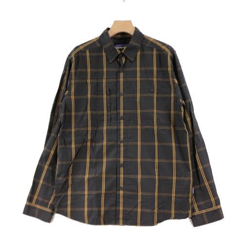 Patagonia パタゴニア 17SS LS Gallegos Shirt ガジェゴス シャツ S ブラウン -  ブランド古着買取・販売unstitchオンラインショップ