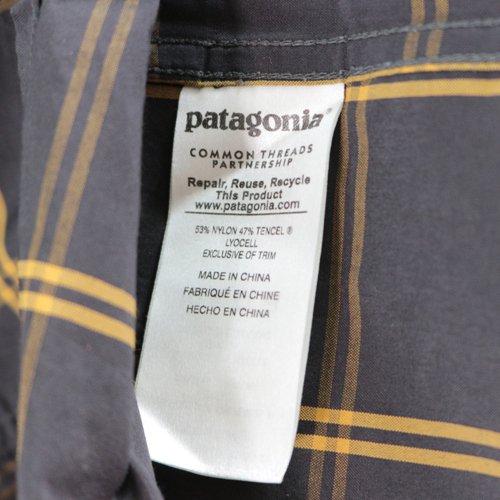 Patagonia パタゴニア 17SS LS Gallegos Shirt ガジェゴス シャツ S ブラウン -  ブランド古着買取・販売unstitchオンラインショップ