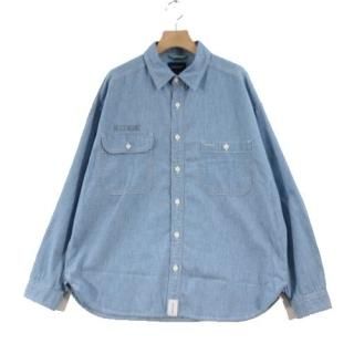 DESCENDANT ǥ 20SS VANNING CHAMBRAY SHIRT ֥졼  1 ֥롼