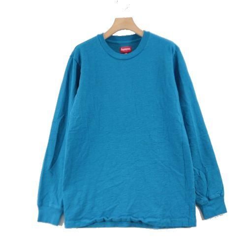 Supreme シュプリーム 16SS Roma L/S Top ロンT カットソー M ブルー -  ブランド古着買取・販売unstitchオンラインショップ