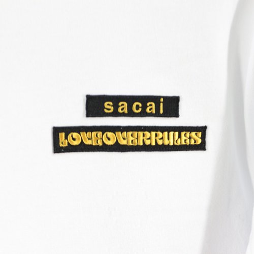 Sacai サカイ 21SS Hank Willis Thomas / Graphic L/S T-Shirt - LOVE OVER RULES  ロングスリーブ Tシャツ - ブランド古着買取・販売unstitchオンラインショップ