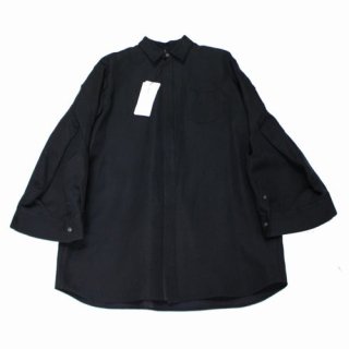 sacai  23SS DOUBLE-FACED SILK COTTON SHIRT DRESS ֥ե 륯åȥ  ɥ쥹