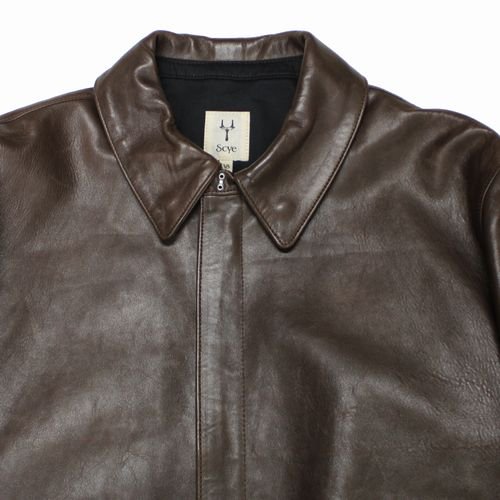 Scye サイ 18AW Type A-2 LEATHER FLIGHT JACKET レザージャケット 38 ブラウン -  ブランド古着買取・販売unstitchオンラインショップ