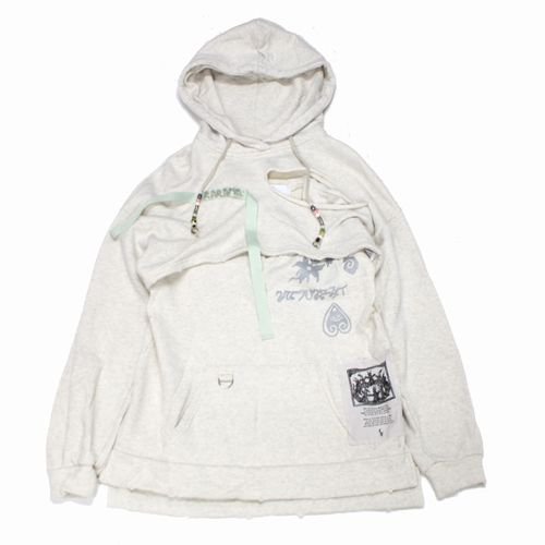 rurumu: 縷縷夢兎 ルルムウ 22AW bind rune layered hoodie レイヤード