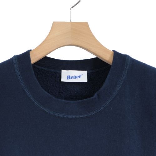 BETTER GIFT SHOP × DOVER STREET MARKET DSM Collegiage Crewneck スウェット L ネイビー  - ブランド古着買取・販売unstitchオンラインショップ