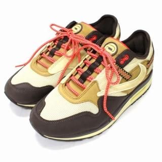 NIKE AIR MAX 1/CJ Travis Scott  �ʥ��� �����ޥå���1 �ȥ�����������å� 27.5cm �١����� �֥饦��