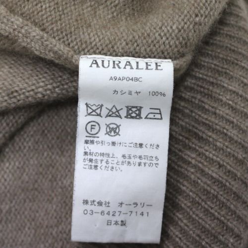 AURALEE オーラリー 19AW CASHMERE KNIT P/O カシミヤ ニット プル