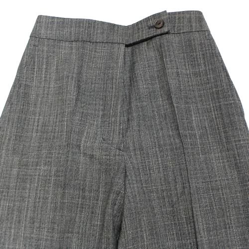 ErniePalo アーニーパロ 23SS Wool Wode Pants ウール ワイド パンツ 36 グレー -  ブランド古着買取・販売unstitchオンラインショップ