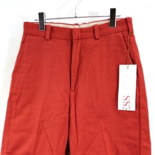 NICENESS ナイスネス 23SS SHORTER カラードスラックス パンツ M オレンジ -  ブランド古着買取・販売unstitchオンラインショップ