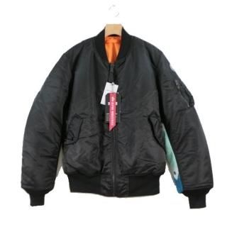 uniform experiment ��˥ե����२�����ڥꥨ�� 22AW FRAGMENT NORDIC ALPHA MA-1 ���㥱�å� �֥�å�