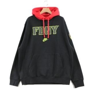 NIKE �ʥ��� Club Men's FDNY Pullover Hoodie �ѡ����� L �֥�å�