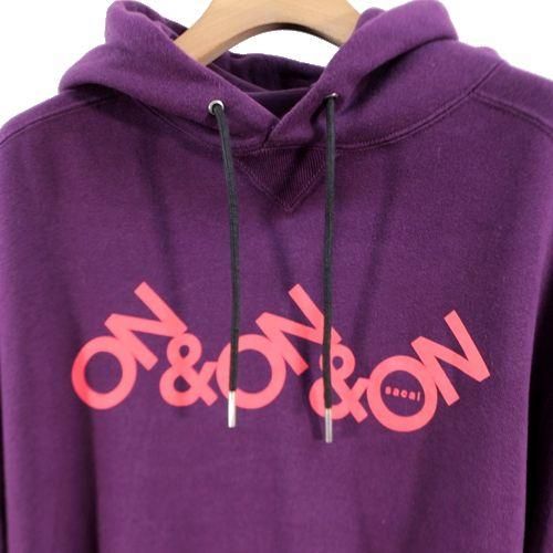 sacai サカイ 22AW On＆On＆On Print Hoodie パーカー 4 パープル 4 
