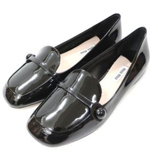 miu miu �ߥ奦�ߥ奦 ���ʥ�� ���ȥ�å� �ѥ�ץ� 37 1/2 �֥�å�