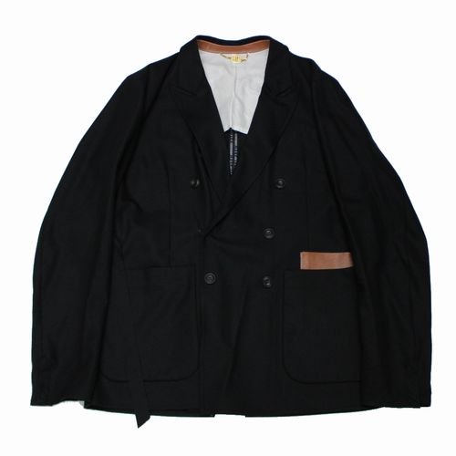 SUNSEA サンシー 20AW N.M THICKEND DOUBLE BREASTED JACKET 