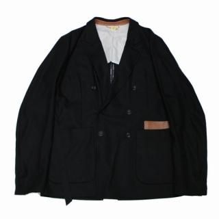 SUNSEA 󥷡 20AW N.M THICKEND DOUBLE BREASTED JACKET 㥱å 2 ֥å