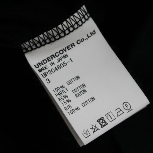 UNDERCOVER アンダーカバー 23AW トライバルフラシPKBIGTEE Tシャツ 3 ブラック -  ブランド古着買取・販売unstitchオンラインショップ