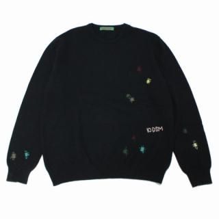 CASEY��CASEY ���������������� 22AW DOVER STREET MARKET ���� DSM SP ROUND NECK JUMPER �˥å� �֥�å�