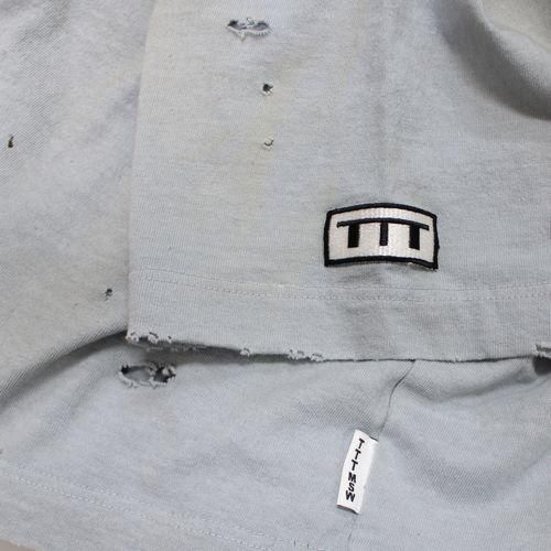 TTT_MSW ティー 23AW T-shirt Tシャツ L グレー - ブランド古着