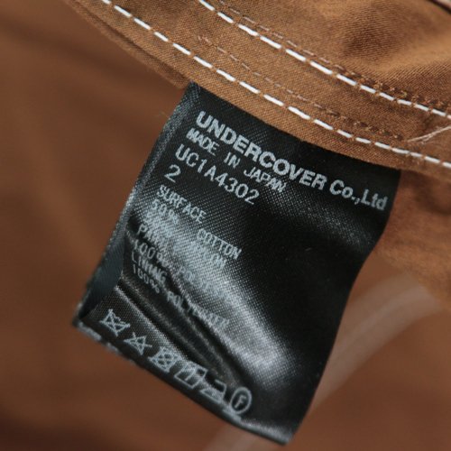 UNDERCOVER アンダーカバー 21SS 袖異素材CT コート 2 ブラック - ブランド古着買取・販売unstitchオンラインショップ