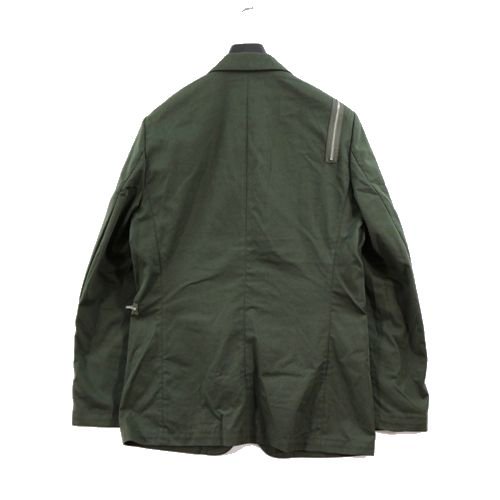 UNDERCOVER アンダカバー 23SS ジップデザイン テーラード ジャケット 4 カーキグリーン -  ブランド古着買取・販売unstitchオンラインショップ