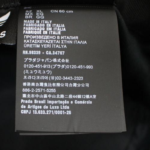 PRADA adidas for PRADA Re-Nylon バケットハット XL ブラック PRADA adidas for PRADA Re-Nylon バケットハット XL ブラック