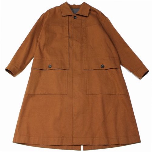 IMMEN アイムメン イッセイミヤケ 21SS ロングコート 2 ブラウン - ブランド古着買取・販売unstitchオンラインショップ