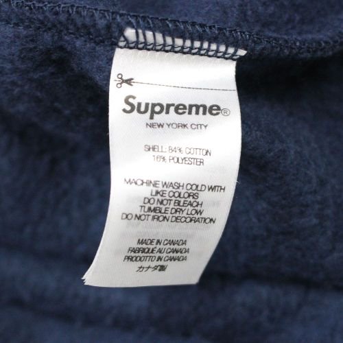 Supreme シュプリーム 23AW Small Box Drawcord Hooded Sweatshirt パーカー M ネイビー -  ブランド古着買取・販売unstitchオンラインショップ