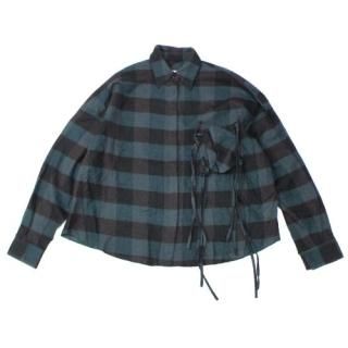 MM6 ���२�ॷ�å��� 18AW ��ܥ�ݥ��å� ������ �����å������ 40 �֥饦��ߥ��꡼��