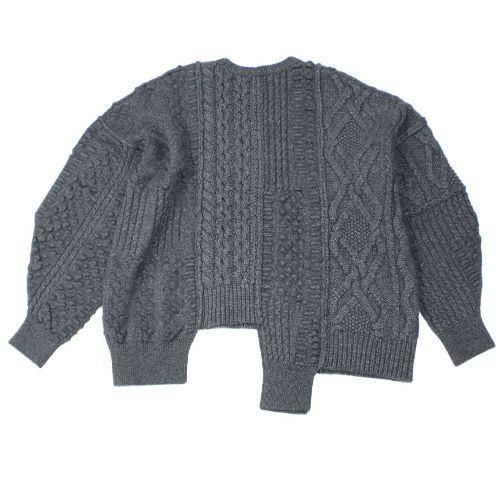 ENFOLD エンフォルド ウール ニットプルオーバー ENFOLD エンフォルド 23AW CABLE PULLOVER ケーブルプルオーバー