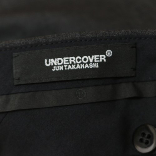 UNDERCOVER アンダーカバー 23SS W/Pu オックスフラシPK付 スラックス パンツ 2 グレー -  ブランド古着買取・販売unstitchオンラインショップ