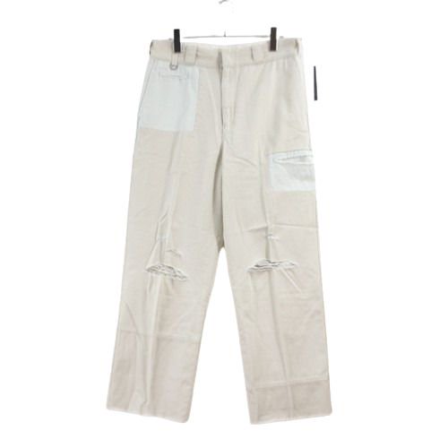 UNDERCOVER アンダーカバー 23SS ランダム切替 Damaged Work Pants パンツ 3 グレー -  ブランド古着買取・販売unstitchオンラインショップ